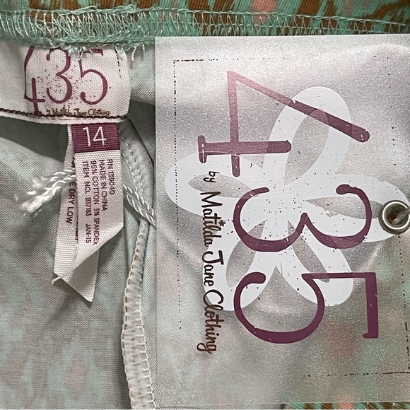 Matilda Jane Print It Ikat Crop Zipper Lace Leggings NWT - Picture 8 of 9